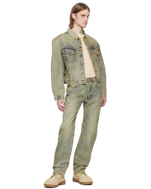 Entire studios Multicolor Shrunken Denim Jacket for men