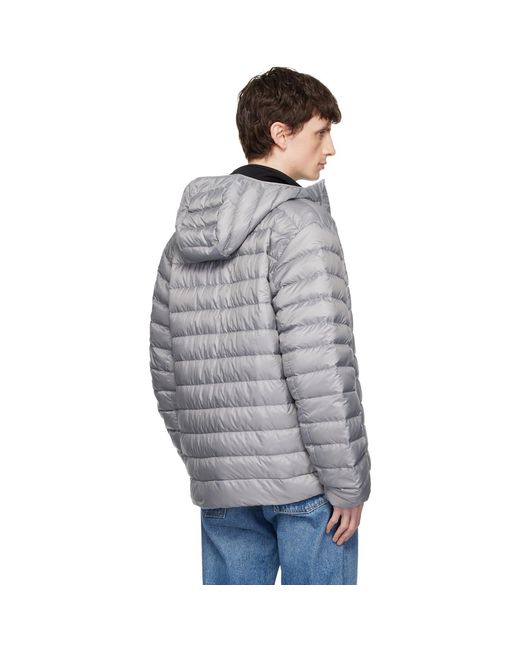 Canada Goose Gray 'Tonal Label' Stratus Down Jacket for men
