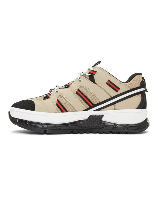 Men’s Burberry RS5 Mixed-Media Leather Sneakers. Luxury Athletic Trainers. Men main image 4