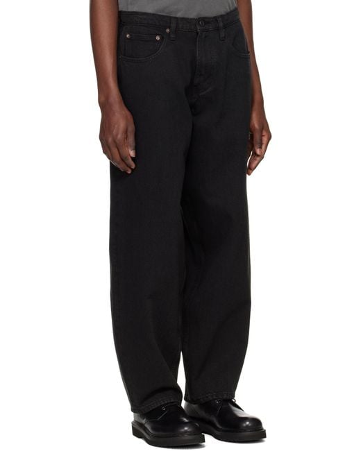 Levi's Black Skateboarding Super Baggy Jeans for men