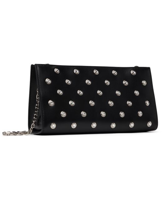 Versace ブラック ラムレザー クラッチ Black