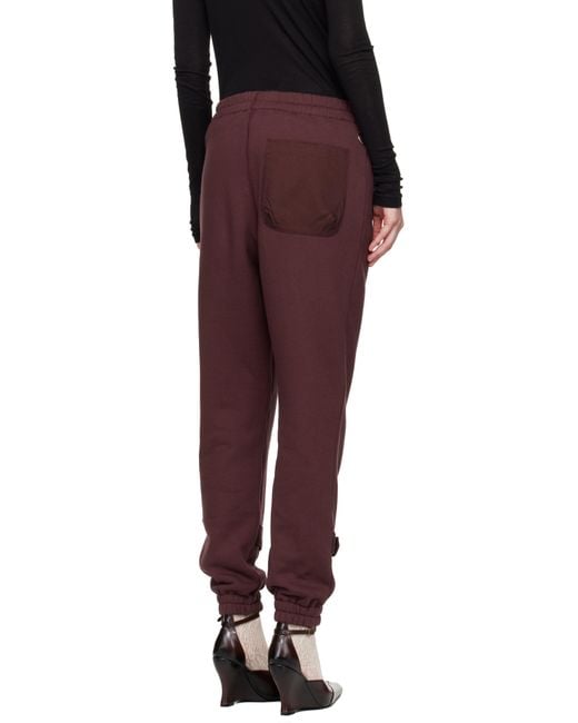 Undercover Black Burgundy Up2E1505 Lounge Pants