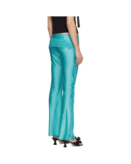 Sandy Liang Blue Abbey Lounge Pants