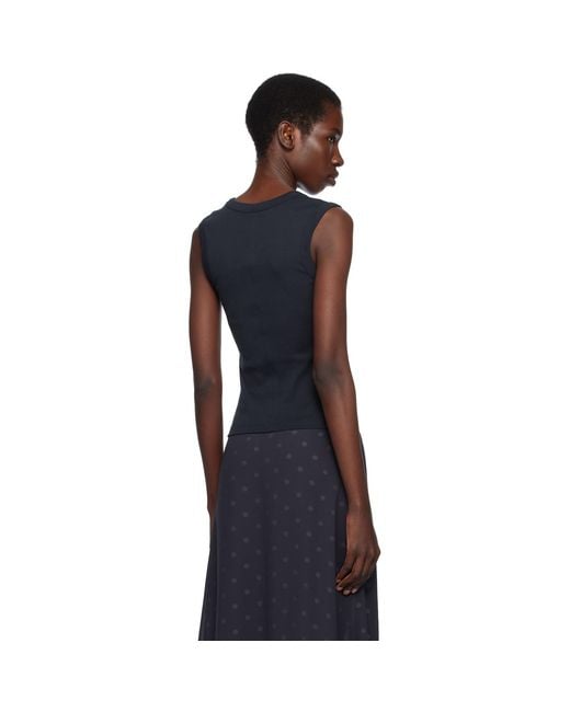 Flore Flore Black Dewi Tank Top