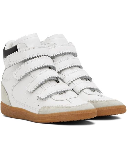 Isabel Marant White Bilsy Sneakers