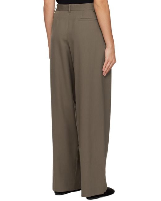 The Row Brown Rufos Trousers
