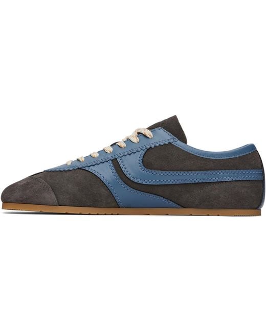 Dries Van Noten Black Suede Sneakers for men
