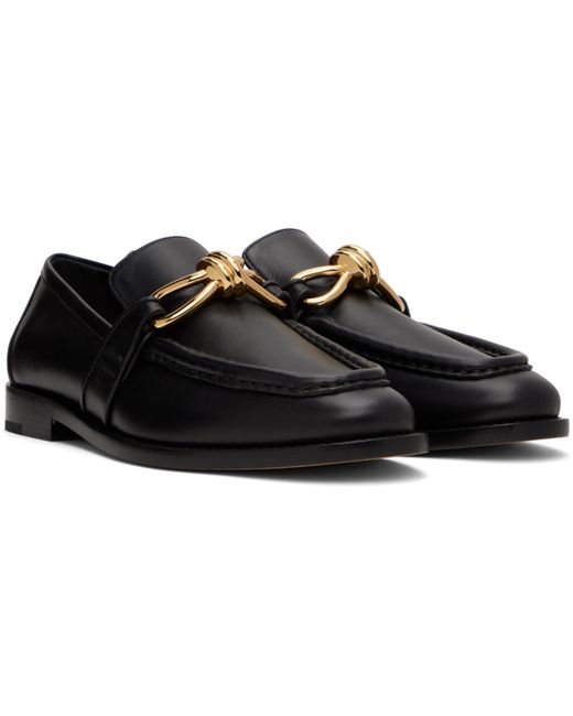 Bottega Veneta Black Astaire Loafers for men