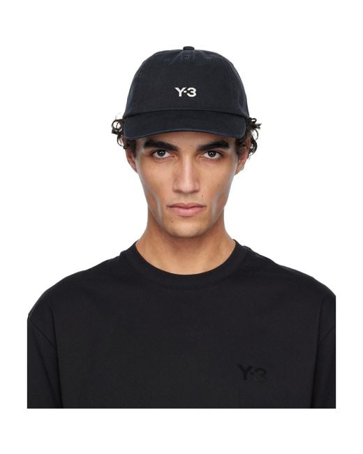 Y-3 Black Dad Cap for men