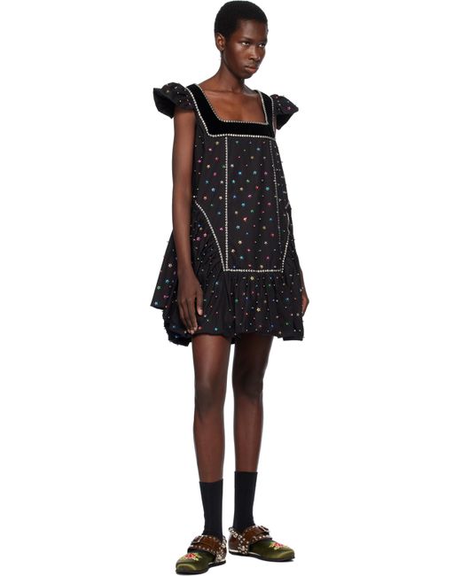 Chopova Lowena Black Jessie Minidress