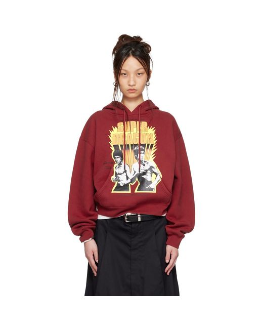 Lu'u Dan Red Bruce Lee X Lựu Đạn Heavy Weight Gym Hoodie