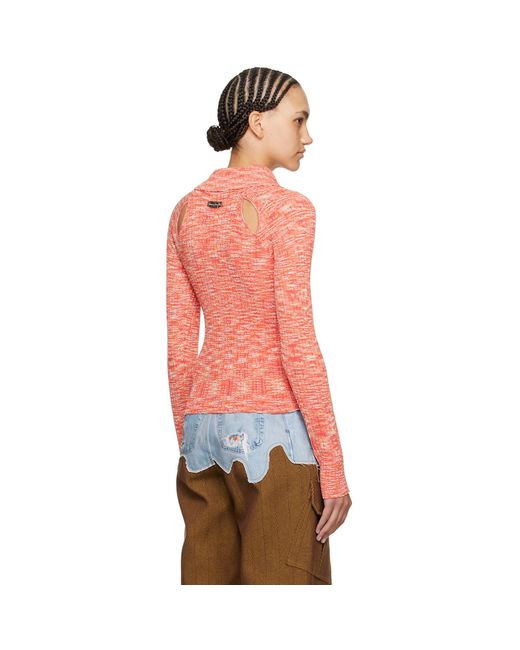 ANDERSSON BELL Orange Rozy Cardigan