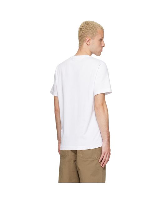 Moncler White T-Shirt for men
