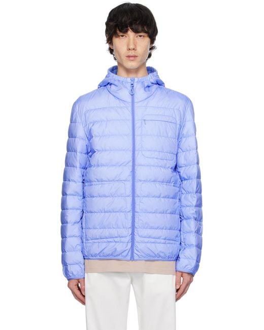 メンズ Moncler ブルー Pulao ダウンジャケット Blue