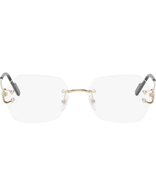 Cartier Black 'Signature C De Glasses for men