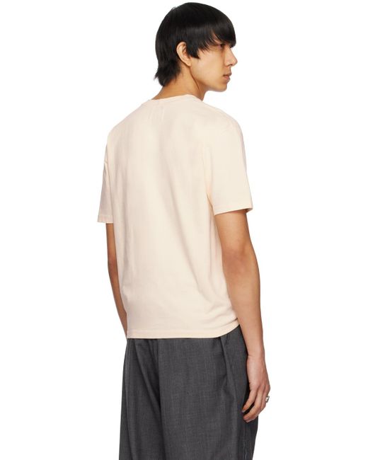 T-shirt de randonnée blanc cassé Drake's pour homme en coloris Black