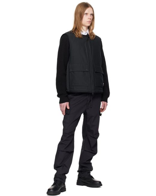 Pantalon cargo noir à coupe classique HUGO pour homme en coloris Black