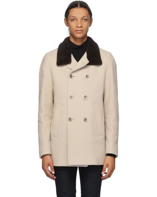 Herno top herringbone overcoat