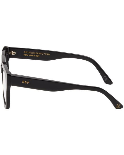 Retrosuperfuture Black Sabato Optical Glasses for men