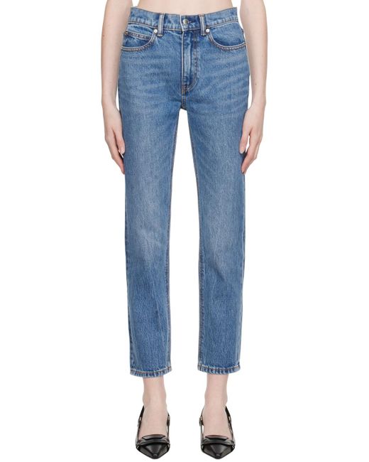 Alexander Wang Blue Stovepipe Jeans