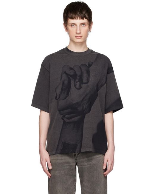 Calvin Klein Black Grasp T shirt for Men Lyst Australia
