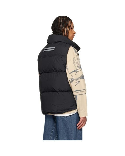 Canada Goose Black Lawrence Puffer Down Vest for men