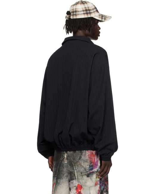 Acne Black Zipper Jacket for men