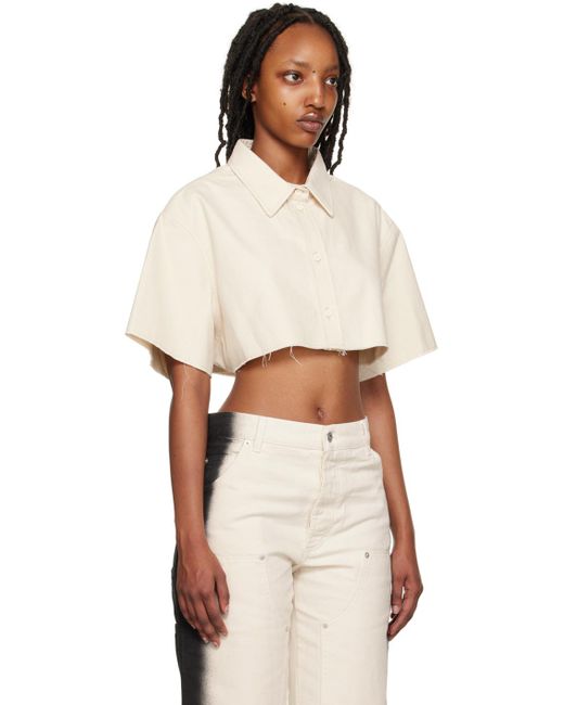 Heron Preston Natural White Ex-ray Shirt