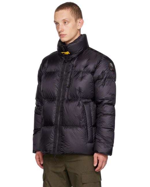 Parajumpers Black Maudit Down Jacket for men