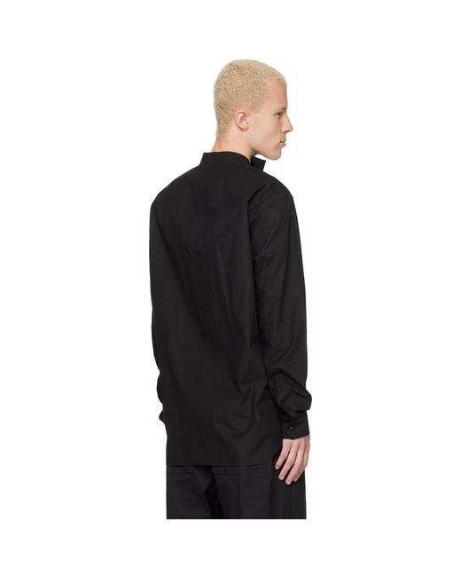 Rick Owens Black Tower Island Shirt for men