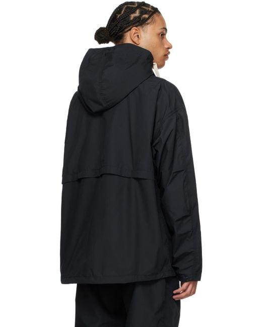 Nanamica Black Hooded Jacket for men
