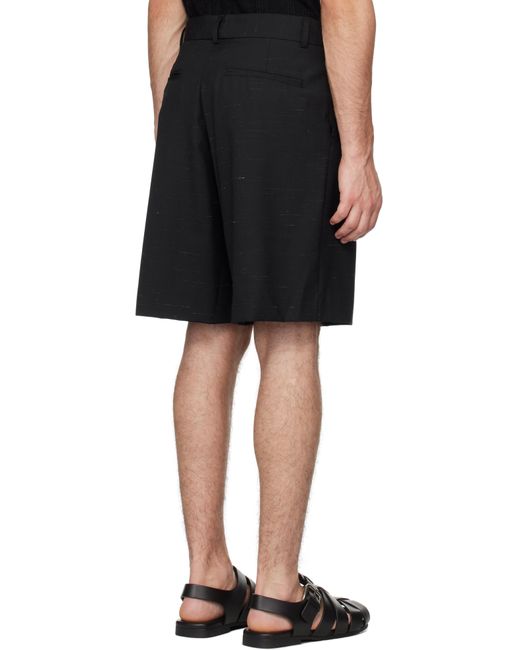 Short Façon Costume Noir Chiné Commas pour homme en coloris Black