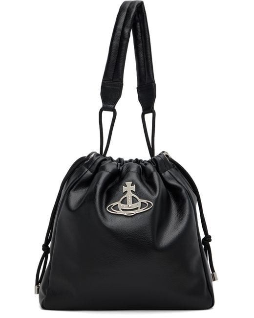 Vivienne Westwood Black Hilary Bucket Bag
