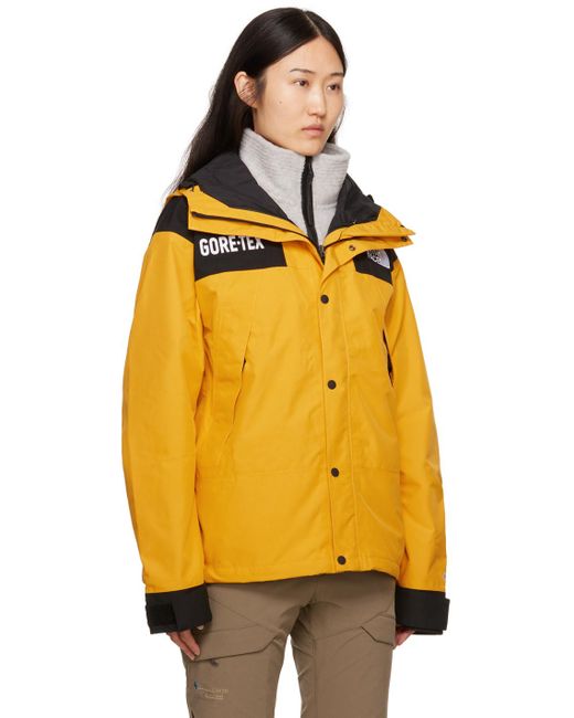 The North Face Orange Yellow Gtx Mountain Jacket