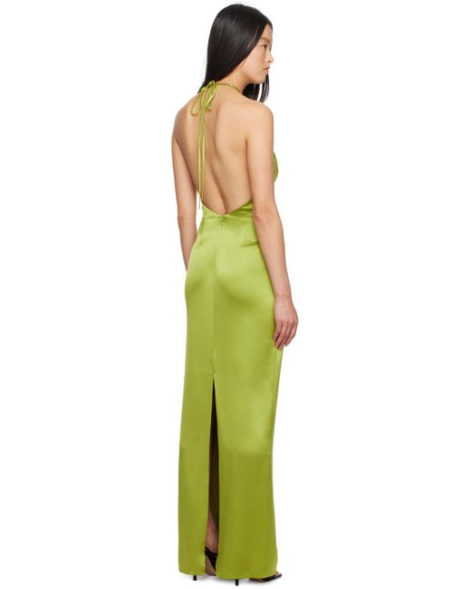 Staud Green Janet Maxi Dress