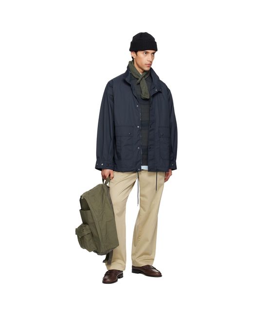 Nanamica Blue Packable Field Jacket for men
