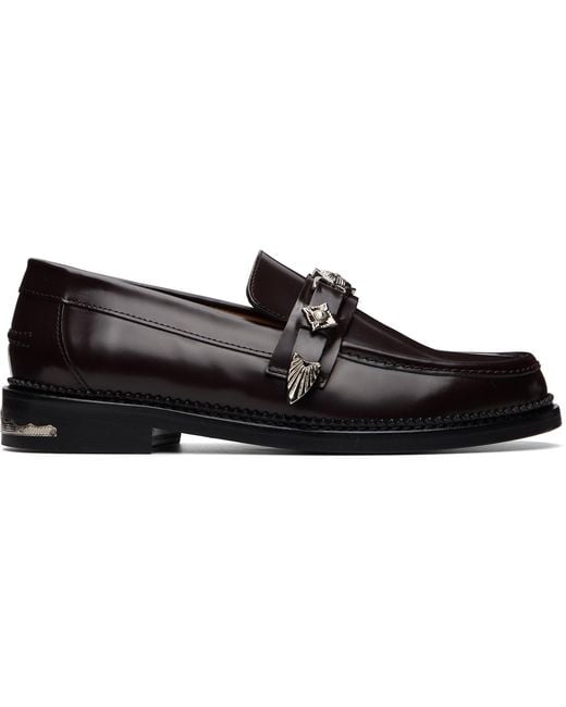Toga Virilis Black Ssense Exclusive Polido Loafers for men
