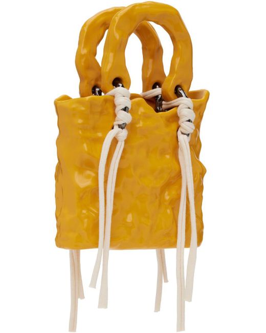OTTOLINGER Yellow Ceramic Bag