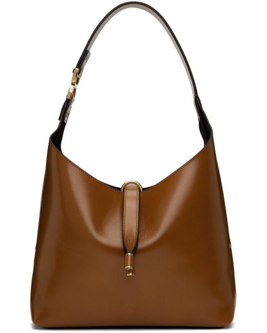 Chloé Brown Tan Marcie Tote