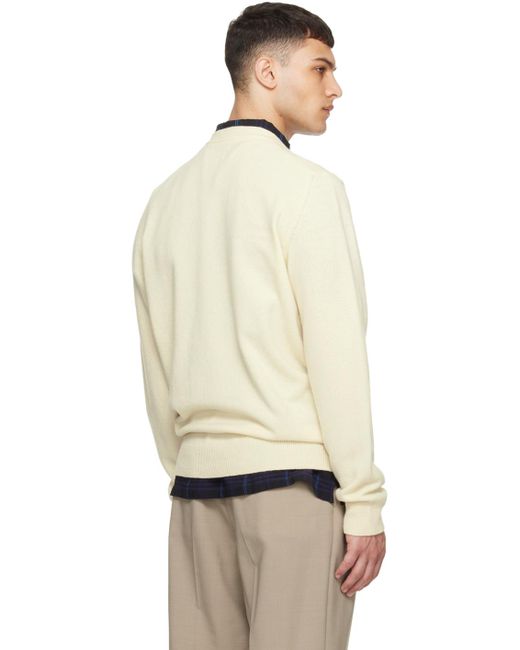 Norse Projects Natural Off- Sigfred Sweater for men
