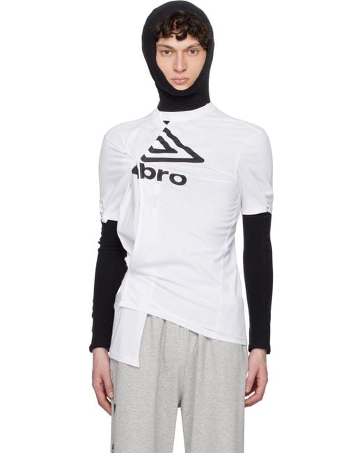 PROTOTYPES Black Hook & Bar T-Shirt for men