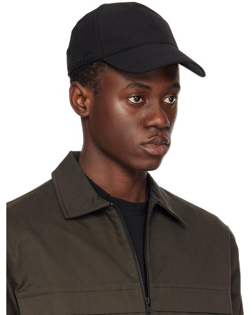 Casquette stock noire en canevas ibq® GR10K pour homme en coloris Black