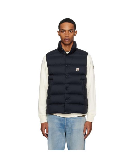 Moncler Black Tibb Down Vest for men