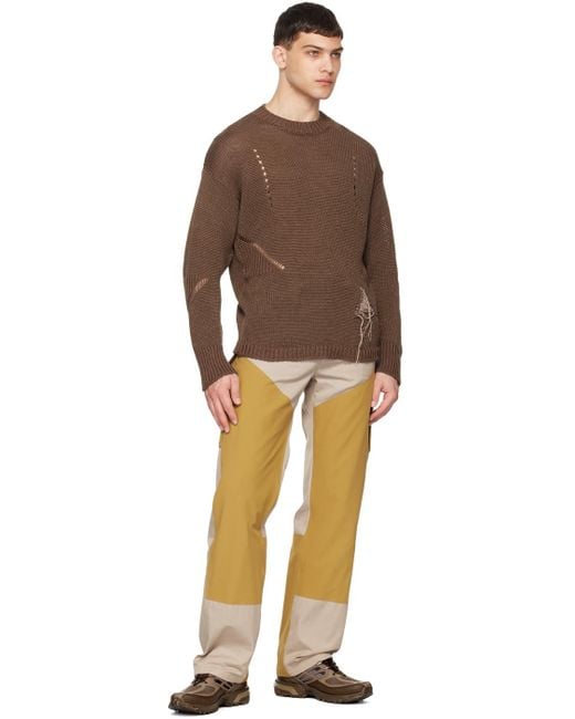 Salomon Brown Acs Pro Desert Sneakers for men