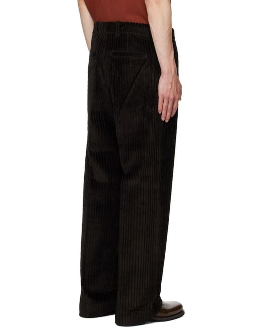 Our Legacy Black Borrowed Chino Trousers for men