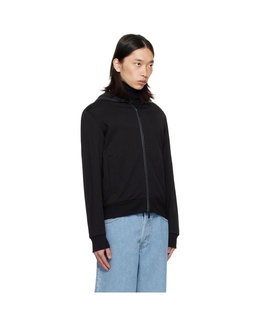 Moncler Black Zip Up Cardigan Jacket for men