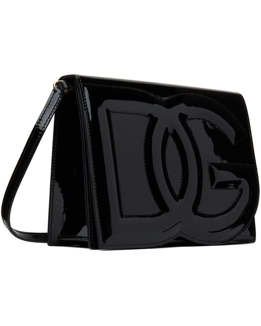 Dolce & Gabbana Dolce&gabbana Black 'dg' Logo Crossbody Bag