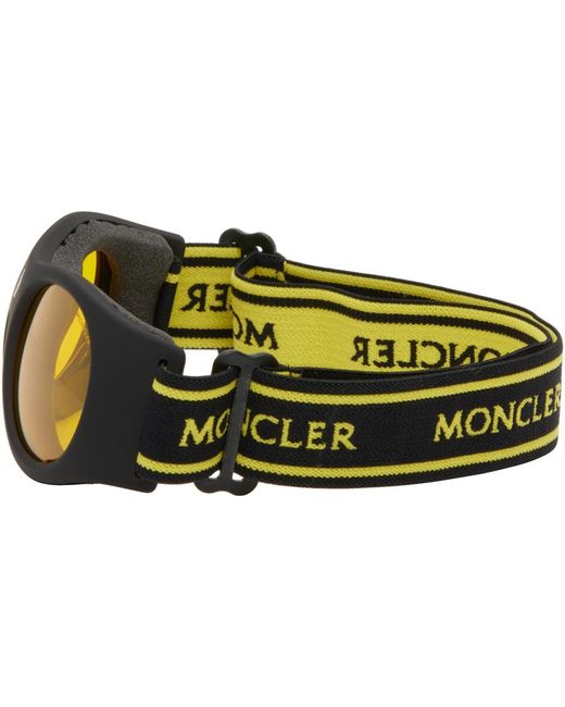 Moncler Yellow City goggles for men