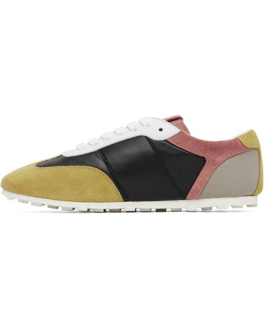 Marni Black Leather & Suede Sneakers