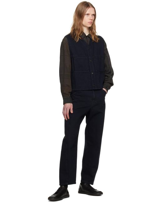 Lemaire Black Twisted Jeans for men
